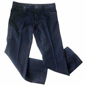 Dickies Flex Jeans Mens 40x32 Carpenter Relaxed Straight Dark Blue
